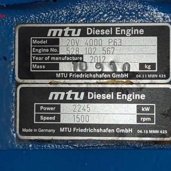 Dizel MTU 20v4000 P63 (a)