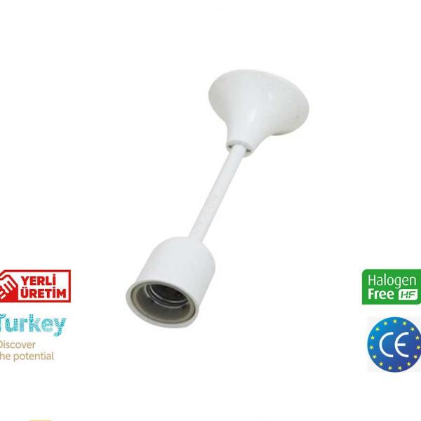 Porte-lampe fileté enclosé